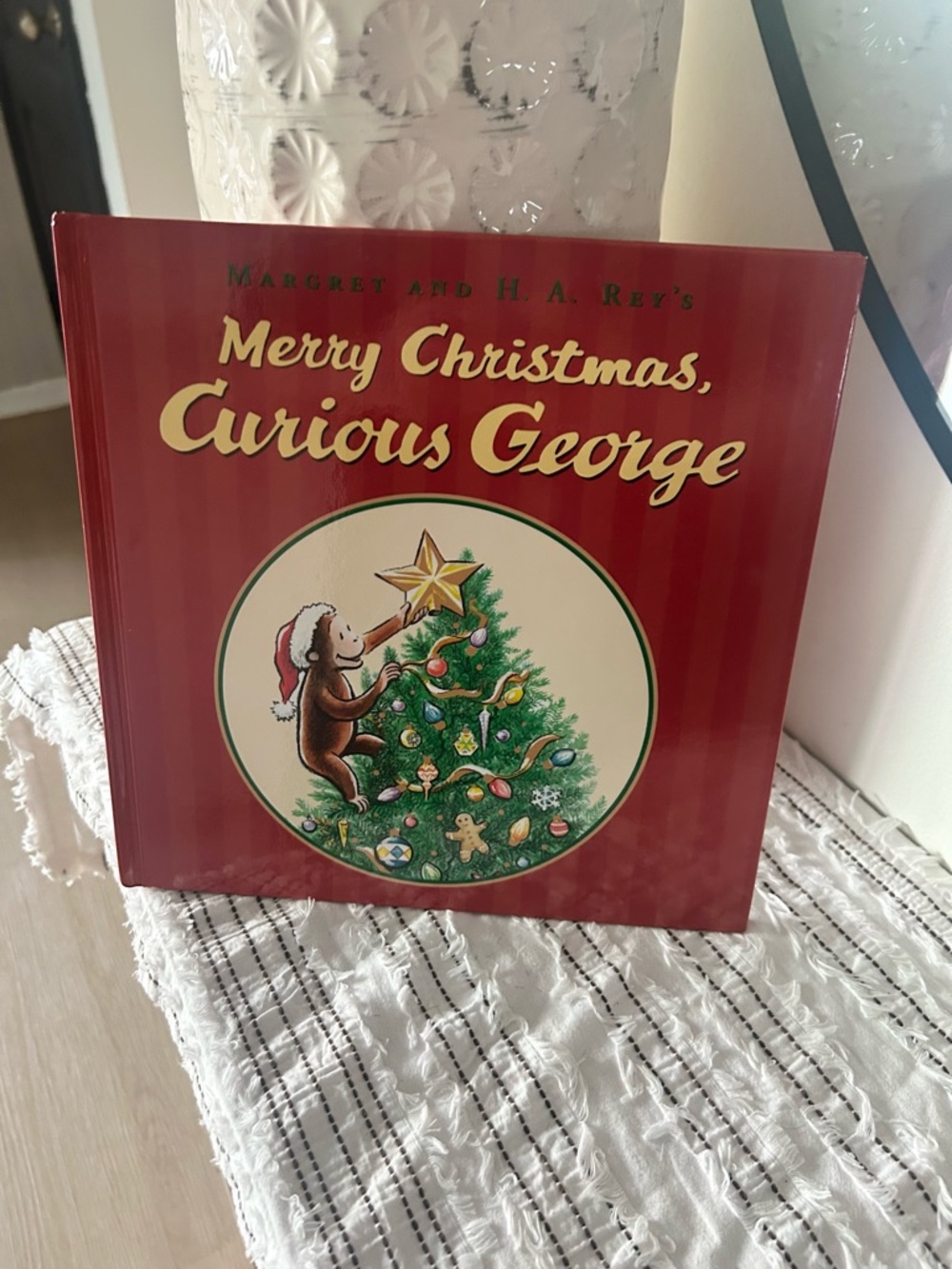 Merry Christmas Curious George Children Hardcover Book